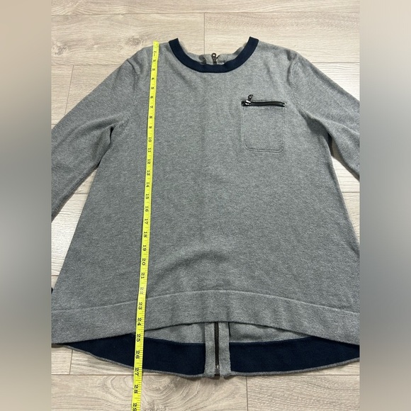 Rag & Bone Women's Gray Long Sleeve Thin Knit Sweater Top - Picture 10 of 10